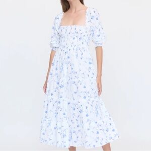 Hill House Blue Floral Nesli Dress